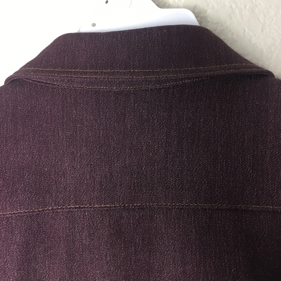 Vertigo Burgundy Tuxedo Stretch Suit Slit Leg - Picture 8 of 16